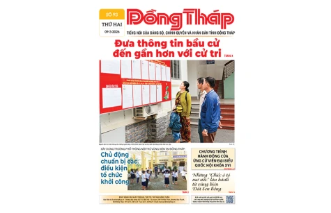 Đón đọc Báo Đồng Tháp số ra ngày 9-3-2026