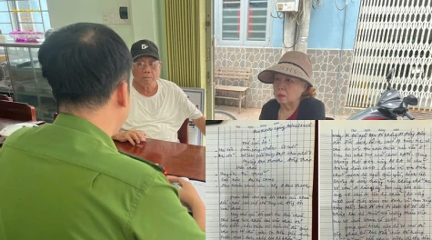 Lá thư viết tay và niềm tin của người dân vào lực lượng Công an phường Đạo Thạnh