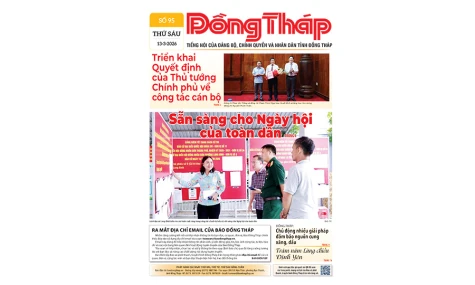Đón đọc Báo Đồng Tháp số ra ngày 13-3-2026.