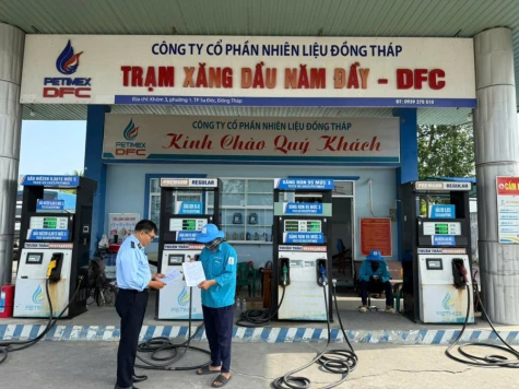 Đồng Tháp: Tăng cường kiểm tra, kiểm soát hoạt động kinh doanh xăng, dầu