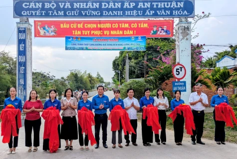 Khánh thành các công trình thắp sáng đường quê tại xã Lấp Vò và Mỹ An Hưng