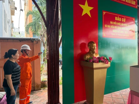 Điện lực Đồng Tháp sẵn sàng bảo đảm nguồn điện phục vụ ngày bầu cử