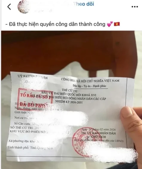 Cảnh báo nguy cơ lộ thông tin cá nhân khi đăng thẻ cử tri lên mạng xã hội