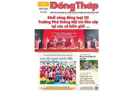 Đón đọc Báo Đồng Tháp số ra ngày 20-3-2026