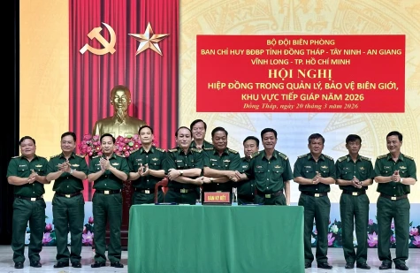 Bộ đội Biên phòng các tỉnh, thành phố tăng cường phối hợp bảo vệ biên giới