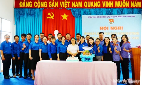 Đoàn các cơ quan Đảng tỉnh Đồng Tháp: Khẳng định vai trò xung kích, gắn kết công tác Đoàn với nhiệm vụ chính trị
