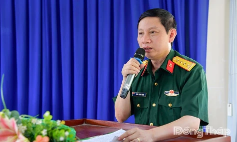 Tư vấn, tuyên truyền, hướng nghiệp tuyển sinh Quân sự tại Đồng Tháp