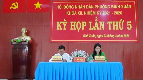 Phường Bình Xuân: Tiếp tục nâng cao hiệu quả quản lý, điều hành ngân sách