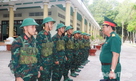 Quân khu 9 kiểm tra công tác phòng chống say nắng - say nóng tại Đồng Tháp