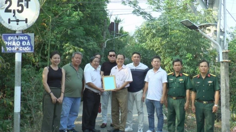 Xã Tân Phú Đông: Đưa vào sử dụng 2 tuyến ống nước sinh hoạt