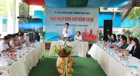 Phường Mỹ Ngãi: Họp mặt phóng viên các cơ quan báo chí