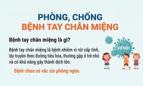 [Infographic] Phòng, chống bệnh tay chân miệng