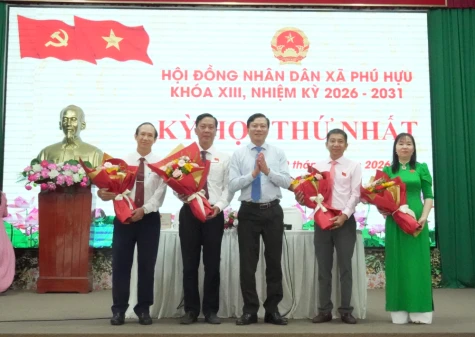 Xã Phú Hựu: Bầu các chức danh HĐND và UBND nhiệm kỳ 2026 - 2031