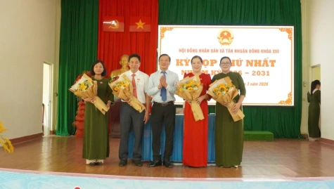 Xã Tân Nhuận Đông: Tổ chức Kỳ họp thứ nhất HĐND xã khóa XIII, nhiệm kỳ 2026 - 2031