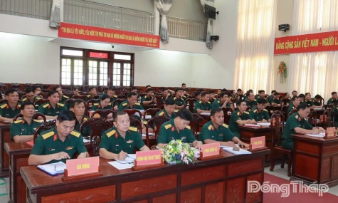 Dong Thap Military Command Maintains Combat Readiness