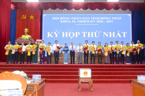 Kỳ họp thứ Nhất - HĐND tỉnh Đồng Tháp khóa XI: 
Hoàn tất kiện toàn bộ máy, dồn lực thực hiện nhiệm vụ vì sự phát triển của tỉnh