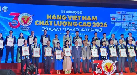 Đồng Tháp: 17 doanh nghiệp đạt danh hiệu Hàng Việt Nam chất lượng cao năm 2026