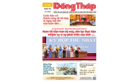 Đón đọc Báo Đồng Tháp số ra ngày 1-4-2026