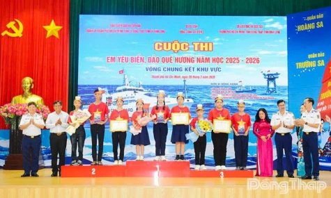 Dong Thap Wins Third Prize at Regional Finals of “I Love My Homeland’s Seas and Islands” Contest