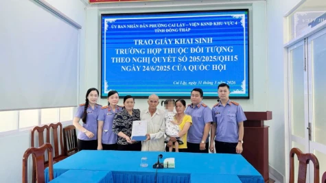 Hoàn thiện hồ sơ cho trẻ em chưa được đăng ký khai sinh theo quy định
