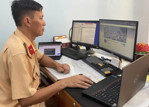 Công an Đồng Tháp vào cuộc xử lý đối tượng lập trang Facebook giả mạo Cảnh sát giao thông