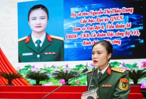 Nữ đặc công, kỹ sư Viettel vào top 10 gương mặt trẻ toàn quân