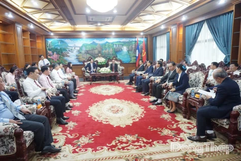 Dong Thap Strengthens Cooperative Ties with Champasak