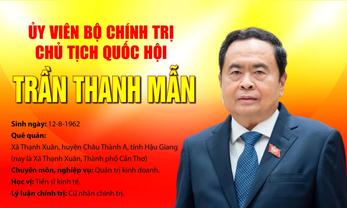 Tiểu sử Chủ tịch Quốc hội Trần Thanh Mẫn