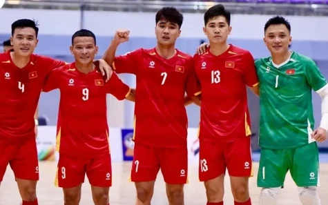 Futsal Việt Nam khởi đầu giải Đông Nam Á bằng chiến thắng đậm