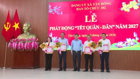 Xã Tân Hồng: Nhiều hoạt động nổi bật tại Chương trình Tết Quân - Dân năm 2027
