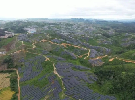 Trang trại lắp 2,23 triệu tấm pin mặt trời hoạt động tại Lào