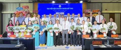 Ông Trịnh Quốc Khánh đắc cử Chủ tịch Hội Doanh nhân Mỹ Tho