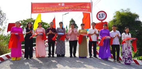 Xã Hòa Long: Khánh thành cầu Long Hội (cầu Tuệ Tâm 506)