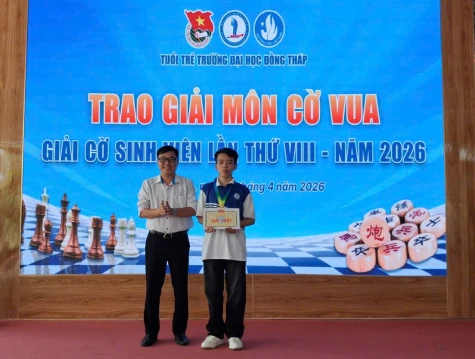 Trường Đại học Đồng Tháp: Sôi nổi Giải Cờ vua, Cờ tướng sinh viên  lần thứ VIII