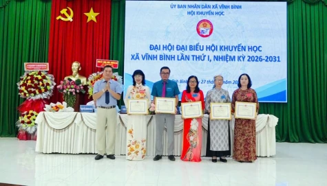 Xã Vĩnh Bình: Khơi dậy tinh thần hiếu học