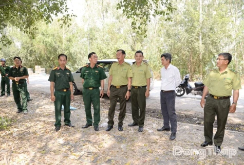 Đồng Tháp: Kiểm tra công tác về phòng cháy, chữa cháy rừng