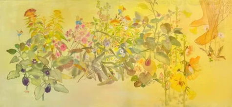 "Vừa yêu vừa vẽ" và hành trình khám phá nghệ thuật trên chất lụa