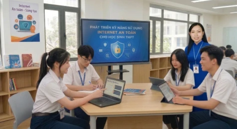 Phát triển kỹ năng sử dụng Internet an toàn cho học sinh trung học phổ thông