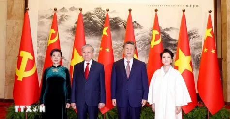 Tổng Bí thư, Chủ tịch nước Tô Lâm hội đàm với Tổng Bí thư, Chủ tịch Trung Quốc