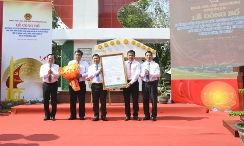 Phường Bình Xuân: Đón nhận danh hiệu An toàn khu