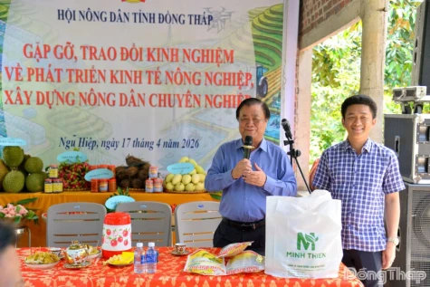 Đồng Tháp: Ra mắt Tổ hội nông dân chuyên nghiệp