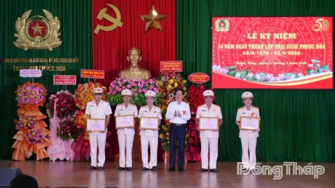 Trại giam Phước Hòa kỷ niệm 50 năm ngày thành lập