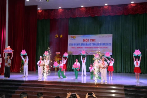 Hơn 180 học sinh tranh tài tại Hội thi Kể chuyện về sách bằng tiếng Anh