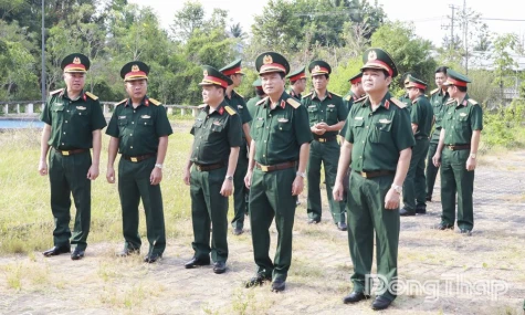 Quân khu 9 kiểm tra công tác quản lý, sử dụng đất quốc phòng tại Đồng Tháp