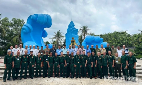 Đồng Tháp: Hoàn thành chuyến đưa 39 cựu chiến binh tham quan Nhà tù Phú Quốc