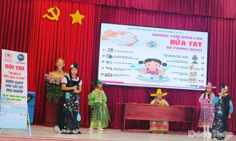 Sôi nổi Hội thi “Tìm hiểu về nước sạch, vệ sinh” năm 2026