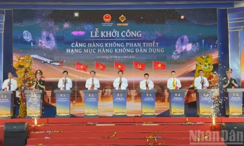 Lâm Đồng khởi công sân bay dân dụng Phan Thiết
