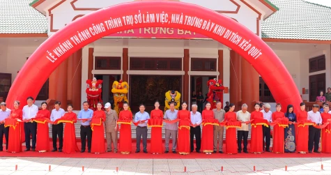 Khánh thành Nhà trưng bày Khu di tích Xẻo Quít