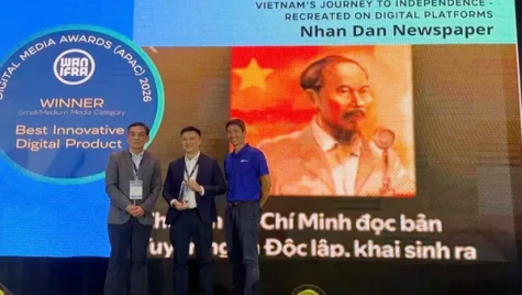 “Tổ quốc trong tim” và “Hành trình Độc lập” của Báo Nhân Dân thắng lớn tại giải báo chí quốc tế
