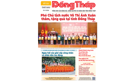 Đón đọc Báo Đồng Tháp số ra ngày 01-5-2026